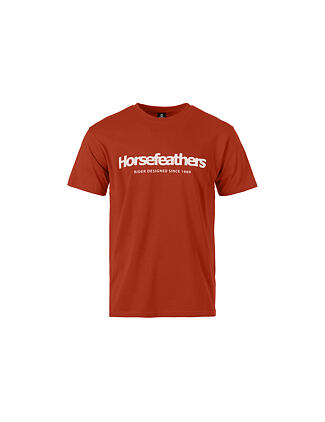 Horsefeathers triko Quarter - orange rust